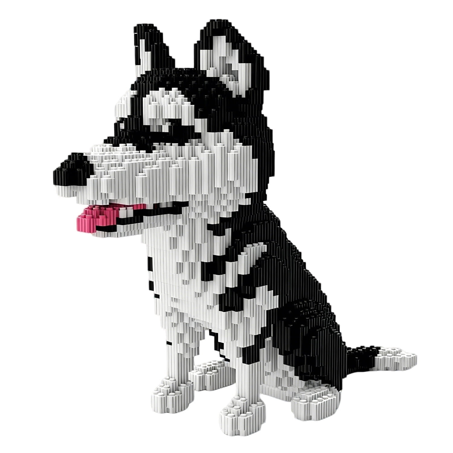 Hidpriva 5800 PCS Animal 3D Micro Building Block Set, Gift for Adults and Kids, Toy Building Blocks, Husky