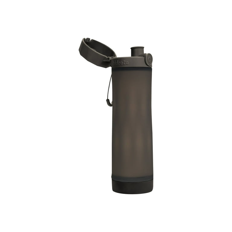 Hidrate Spark Smart Water Bottle, Black, Track Water Intake