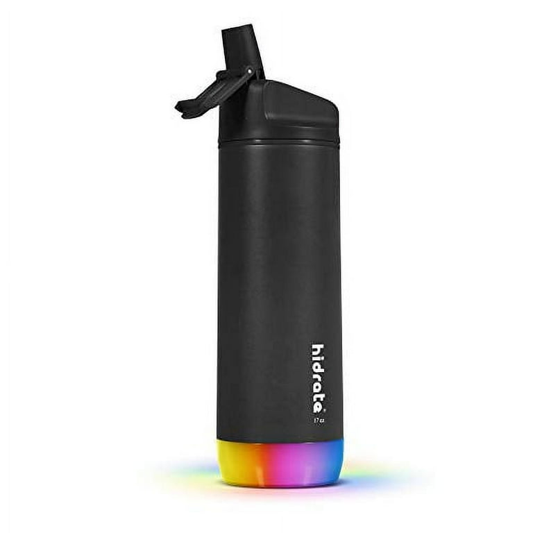 HidrateSpark PRO STEEL - 21 oz.（620ml）Smart Water Bottle +