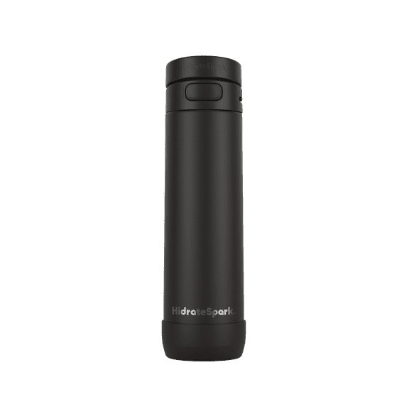 HidrateSpark PRO 2 21 oz Smart Ready Water Bottle with Silicone Boot - Chug Black