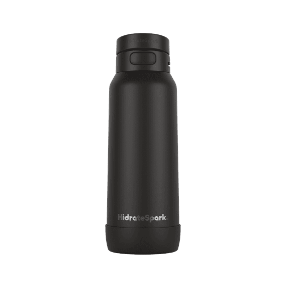 HidrateSpark PRO 2 32 oz Smart Ready Water Bottle with Silicone Boot - Chug Black