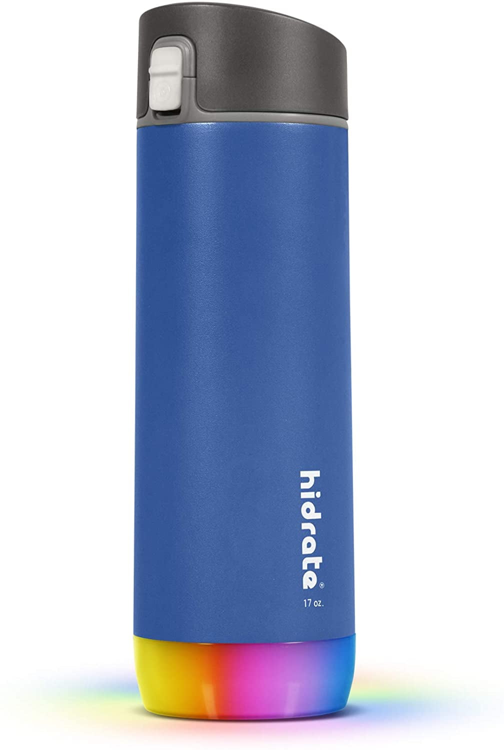 HidrateSpark PRO STEEL - 21 oz. Smart Water Bottle + Bonus Straw