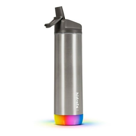Hidrate - HidrateSpark PRO 21 oz. Straw Brushed Stainless Steel - Brushed SS