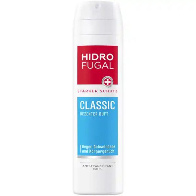 Hidrofugal CLASSIC antiperspirant spray for excessive sweating 150ml