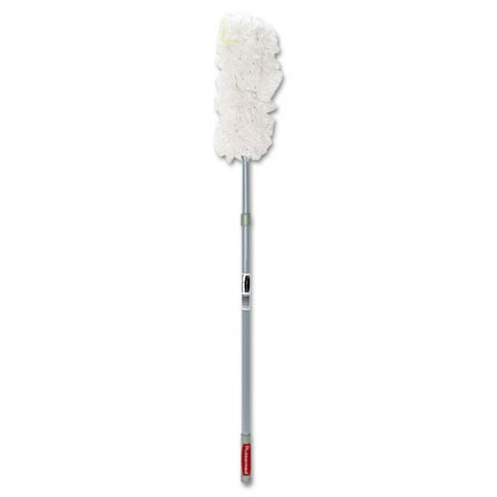Hiduster Overhead Duster With Straight Launderable Head, 51" Extension Handle | Bundle of 2