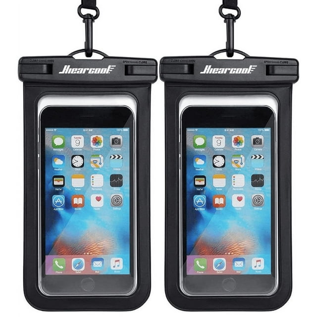 Hiearcool Universal Waterproof Case Phone Pouch 2 Pack HIEARCOOL2P