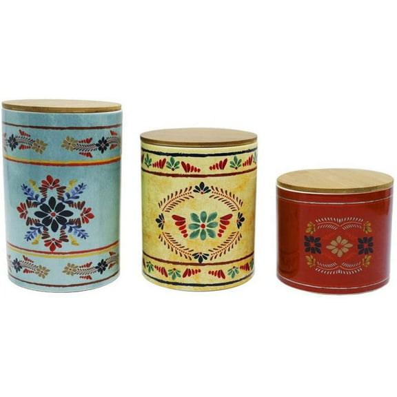 Hiend Accents 3 Piece Bonita Canister Set N/A N/A