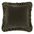 thumbnail image 1 of Hiend Accents Stella Euro Silk Velvet Sham 27" x 27" - Fern Green, 1 of 1