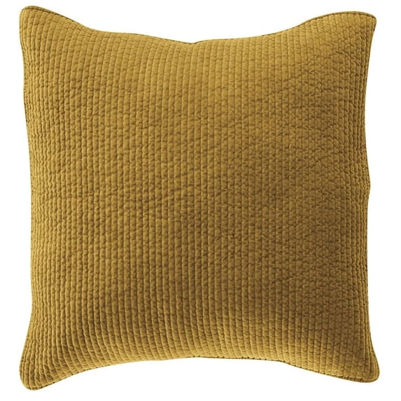 Hiend Accents Stone Washed Velvet (1) Pillow Euro Sham Tuscan