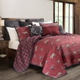 thumbnail image 1 of Hiend Accents Unisex 3 Piece Woodland Plaid Quilt Set Full/Queen - QL1888-FQ-OC FULL, 1 of 2