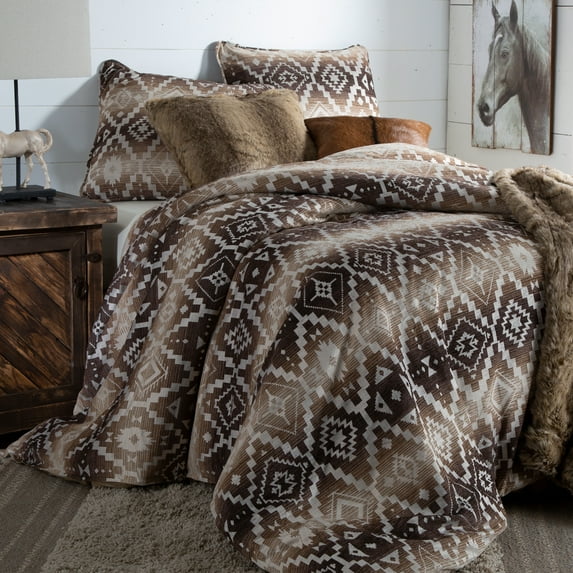 Hiend Accents Unisex Full Chalet Southwestern Comforter Set Multi One Size