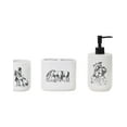 thumbnail image 1 of Hiend Accents Unisex Ranch Life Countertop Bathroom Set 3 Piece Black/White One Size, 1 of 2