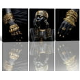 thumbnail image 1 of Hieng 3 Panels Abstract Black Woman Wall Art Modern American African Canvas Prints Painting for Living Room Bedroom Office - 12"x16"x3pcs, 1 of 5