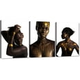 thumbnail image 1 of Hieng 3 Panels Abstract Black Woman Wall Art Modern American African Canvas Prints Painting for Living Room Bedroom Office - 12"x16"x3pcs, 1 of 5