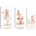 thumbnail image 1 of Hieng 3 Pcs Animal Nursery Canvas Wall Art Watercolor Baby Animals Painting Picture Wall DecorCute Elephant Giraffe Lion Nursery Paintings Artwork for Kids Room Baby Girl Room Home Decoration, 1 of 6