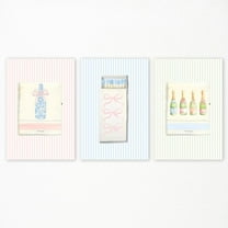 Hieng 3 Piece-12x16in Bow Matchbox Champagne Print Poster, Trendy Aesthetic Matchbook Canvas Wall Art, Preppy Matches Poster, Colorful Coquette Champagne Picture,College Dorm Wall Decor