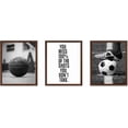 thumbnail image 1 of Hieng 3Piece Sports Poster You Miss 100% Of The Shots You Didn't Take Print Soccer Art Basketball Illustration Positive Quote Graphic Gym Wall Decor UNFRAMED Wall Decor, 1 of 6