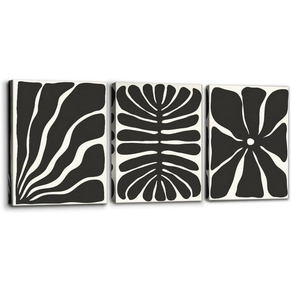 Hieng Abstract Canvas Wall Art, Painting Prints, Feather Pictures Modern Wall Decor for Living Room Bedroom Office Home Decor -(Only canvas)