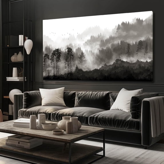 Hieng Abstract Watercolor Wall Painting Pictures for Bathroom Wall Decor Navy Blue Canvas Prints Blue and White Wall Art for Bedroom Kitchen Office