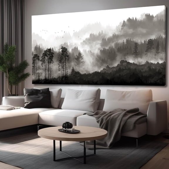 Hieng Abstract Watercolor Wall Painting Pictures for Bathroom Wall Decor Navy Blue Canvas Prints Blue and White Wall Art for Bedroom Kitchen Office