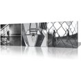 thumbnail image 1 of Hieng Basketball Canvas Wall Art - Black and White Sports Poster - Particle Silhouette（Only canvas）, 1 of 6