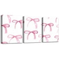 thumbnail image 1 of Hieng Blue Bow Canvas Wall Art for Living Room Bedroom for Kids Boys Girls Cute Bowknot Picture Wall Decor for Home Decor Bathroom for Kidspcs Kawaii Office Decorations Artwork Posters, 1 of 6