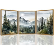 Hieng Boho Flower Canvas Wall Art Abstract Floral Pictures Prints Set of 3 Minimalist Botanical Painting Poster Flower Market Aesthetic Wall Decor for Living room Bedroom