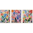 thumbnail image 1 of Hieng Boho Flower Canvas Wall Art Abstract Floral Pictures Prints Set of 3 Minimalist Botanical Painting Poster Flower Market Aesthetic Wall Decor for Living room Bedroom, 1 of 6