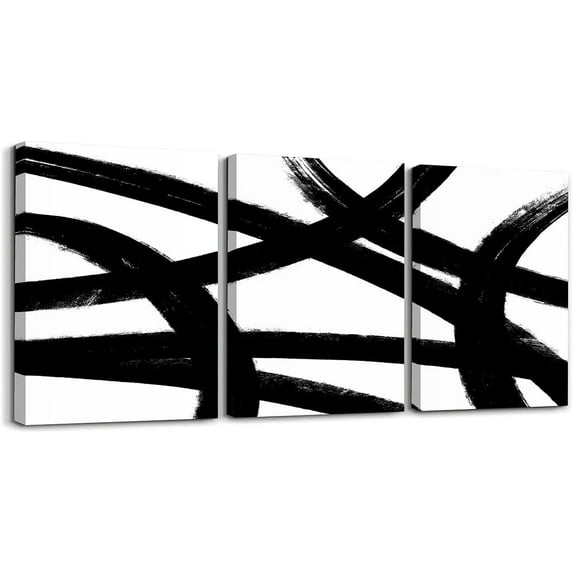 Hieng Boys Girls Abstract Picture Wall Decor Graffiti Canvas Wallfor Living Room Bedroom Kids Geometric Stripes Wall Painting Posters Colorful Bathroom Wall