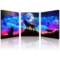 Hieng Canvas Wall Art For Bedroom Wall Decorations For Living Room Wall Decor For Office Black And White Wall Painting Purple Ocean Landscape Pictures Posters Farmhouse Home Wall Decor