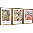 thumbnail image 1 of Hieng Canvas Wall3 Piece Henri MattiseAbstract Colorful Matisse Posters Canvas Prints for Wall and Home Office Decorations Bronze Gold, 1 of 6