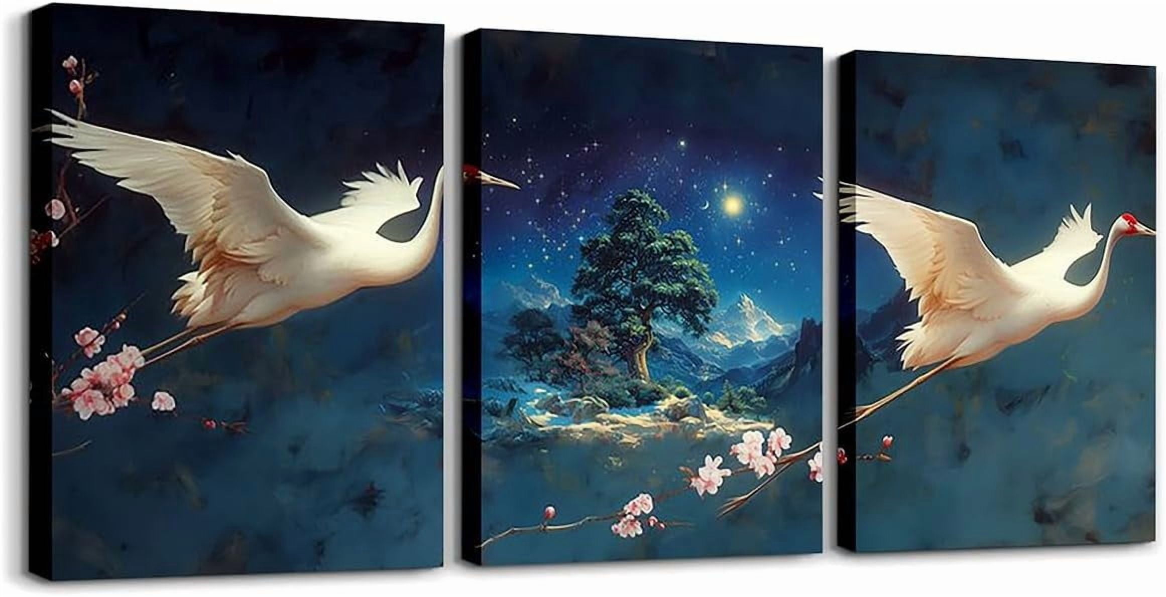 Hieng Hieng Colorful Wildflower Canvas Wall Art,Boho Flowers Pictures Poster ...