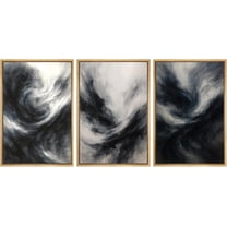 Hieng Cuadros De Pared De Sala, 3 Piece Canvas Wall Art Woodland Nursery Decor Forest Rivers Canvas Prints Home Artwork Decoration for Living Room,Bedroom(only canvas)