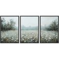 thumbnail image 1 of Hieng Cuadros De Pared De Sala, 3 Piece Canvas Wall Art Woodland Nursery Decor Forest Rivers Canvas Prints Home Artwork Decoration for Living Room,Bedroom(only canvas), 1 of 6