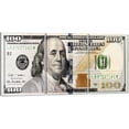 thumbnail image 1 of Hieng Dollar Money Canvas Wall Art Decor Vintage 100 Dollar Bill Motivational Poster Painting for Home Decor and Office Living Room Artwork Unframed, 1 of 6