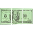 thumbnail image 1 of Hieng Dollar Money Canvas Wall Art Decor Vintage 100 Dollar Bill Motivational Poster Painting for Home Decor and Office Living Room Artwork Unframed, 1 of 6
