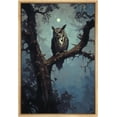 thumbnail image 1 of Hieng Forest Ghost Wall Art Vintage Moody Canvas Painting Funny Ghost on a Swing Poster Dark Academia Poster Ghost in Dark Forest Picture for Living Room Decor, 1 of 6