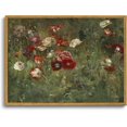 thumbnail image 1 of Hieng Framed Canvas Wall Art,Vintage Decor,Landscape Nature Country Wildflower Paintings Farmhouse Pictures Modern Artwork Rustic Fall Flower Prints Cottagecore Office Living Room Bedroom Bathroom, 1 of 6