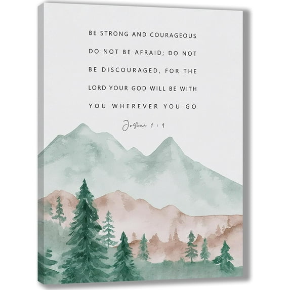 Hieng Framed Christian Bible Scripture Wall Art Set of 3, Flower Marke Pictures Wall Decor Inspirational Paintings Religious Verses Canvas Prints, Artwork for Christian Women & Teen Girls 16x24 in