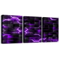 thumbnail image 1 of Hieng Gamer Canvas Wall Art for Living Room Red and Black Picture Wall Decor Gaming Ombre Office Wall Decorations Artwork Posters Geometry Square Wall Painting（Only canvas）, 1 of 6