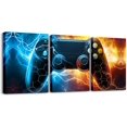 thumbnail image 1 of Hieng Gamer Wall Painting Posters and Prints Gaming Picture Wall Decor for Kids Boys Girls Blue gamer Canvas Wall Art for Living Room Bedroom Game Room Decor Bathroom Wall Artx, 1 of 6