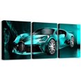 thumbnail image 1 of Hieng Gaming Wall Art for Home for Boys Teen Video Game Wall Painting for Kids Gamer Canvas Posters Picture Wall Art for Gamepad Home Decorations Blue Black Grey,12x16 Inch 3 Piece, 1 of 6