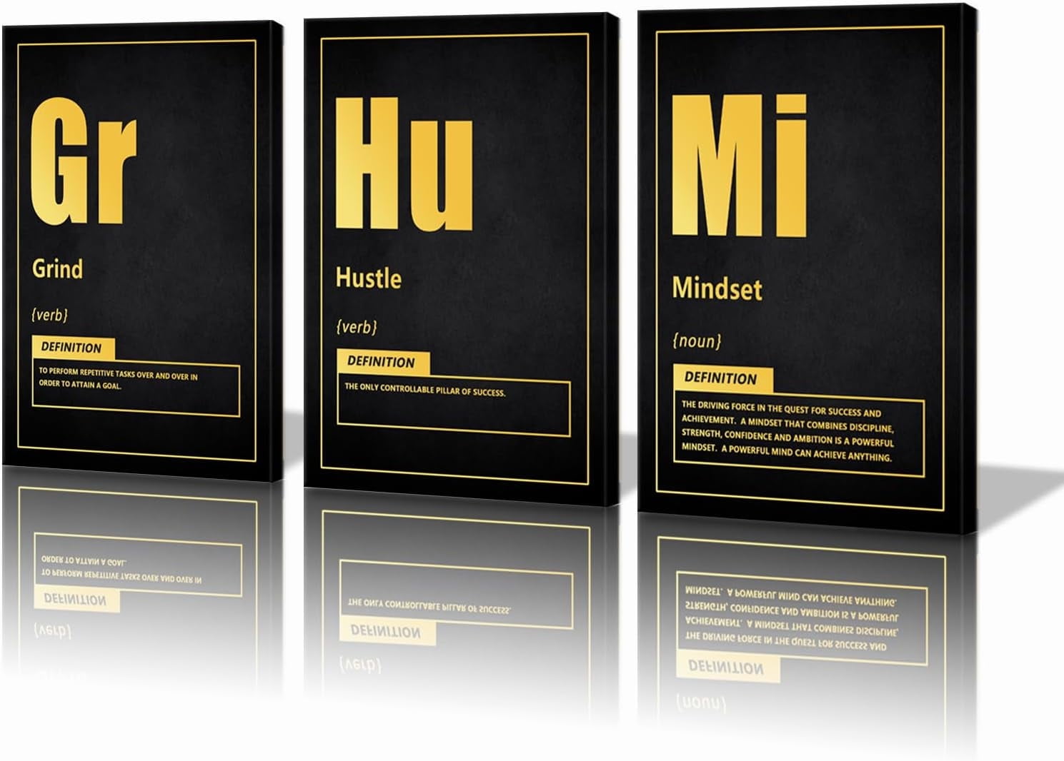 Hieng Grind Hustle Conquer Wall Art Success Canvas Painting Wall Decor Hieng Grind Hustle Conquer Wall Art Success Canvas Painting Wall Decor