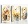 thumbnail image 1 of Hieng Jesus and Lamb Canvas Wall Art Jesus Running After Lost Lamb Picture Wall Art Jesus Canvas Print Christian Wall Decor Art Christian Home Decor Jesus Pictures Christian（Only canvas）, 1 of 6
