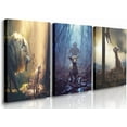 thumbnail image 1 of Hieng Jesus and Lamb Canvas Wall Art Jesus Running After Lost Lamb Picture Wall Art Jesus Canvas Print Christian Wall Decor Art Christian Home Decor Jesus Pictures Christian（Only canvas）, 1 of 5