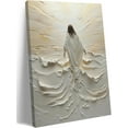 thumbnail image 1 of Hieng Jesus Walking on Water Christian Canvas Wall Art, Religious Jesus Painting, Biblical Minimalist Pictures Posters Wall Decor for Church Office Bedroom Living Room, Modern Artwork Gift,, 1 of 6