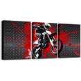 thumbnail image 1 of Hieng Kids Boys Race Car Canvas Wallfor Living Room Green Sports Car Picture Wall Decor for Dining Room Bedroom Bathroom Geometric Extreme Sports Game Poster Painting for Home Decor, 1 of 6
