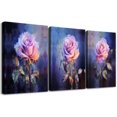 thumbnail image 1 of Hieng Large Canvas Wall Art Prints Modern Wall Decor for Bedroom Wall Art Living Room Office Poster Mountain Landscape Wall Picture Foggy Forest Vintage Paintings Home Decor (only canvas), 1 of 6
