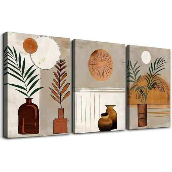 Hieng Large Canvas Wall Art Prints Modern Wall Decor for Bedroom Wall Art Living Room Office Poster Mountain Landscape Wall Picture Foggy Forest Vintage Paintings Home Decor (only canvas)