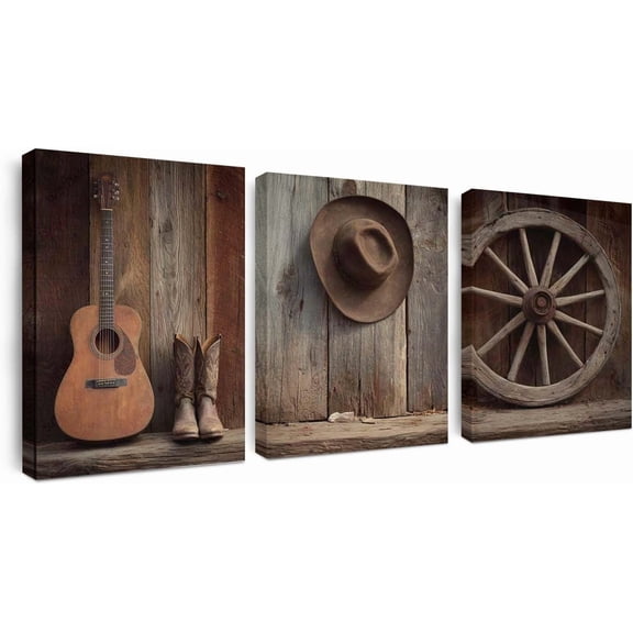 Hieng Large Canvas Wall Art,Set of 3 Abstract Art Deco Landscape Canvas Prints for Modern Wall Decor,Ideal for Living Room,Office,and Seasonal Decor Gifts